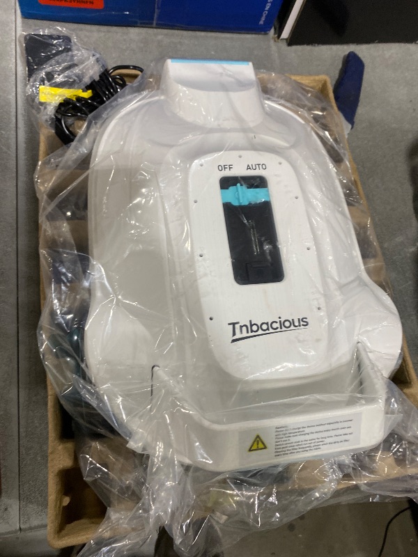 Photo 1 of Tnbacious Robotic Pool Cleaner, Cordless Automatic Pool Vacuum for Above Ground & Inground Pools, 100 Mins Runtime, Powerful Suction, Self-Parking, Ideal for Pools up to 860 Sq.ft
