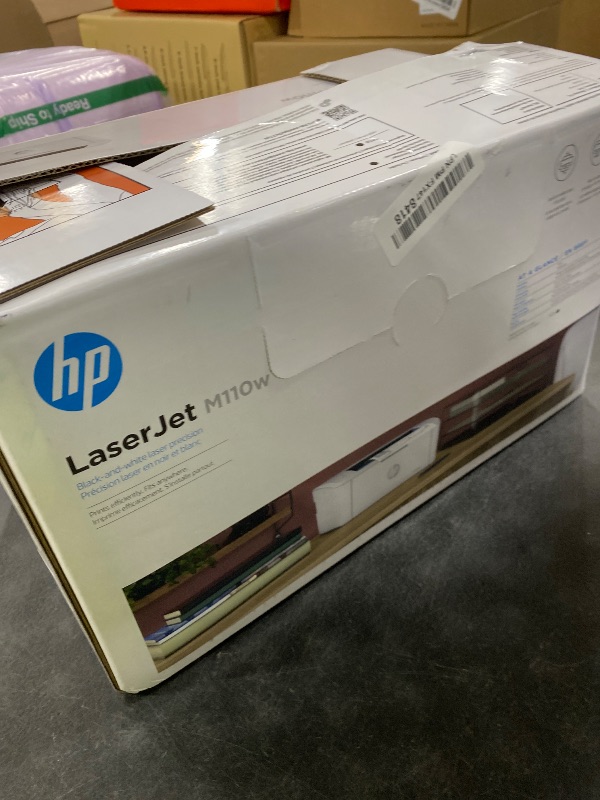Photo 1 of HP LaserJet M110w Wireless Black & White Printer, Print, Fast speeds, Easy Setup, Mobile Printing, Best-for-Small Teams