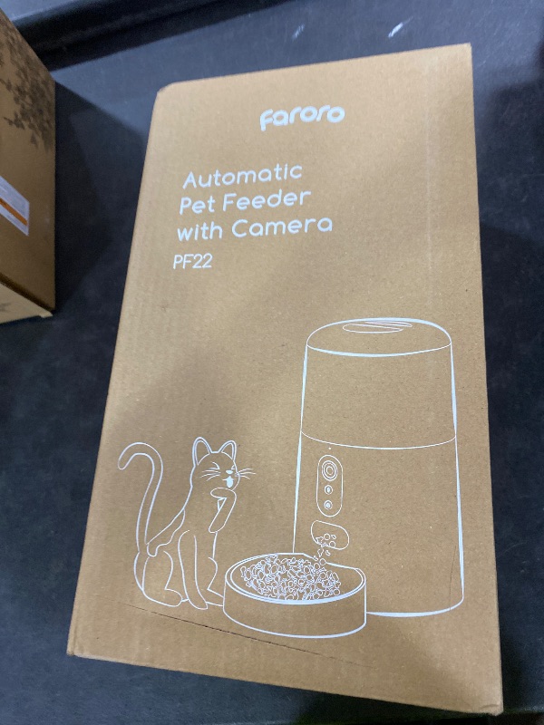 Photo 1 of Automatic Cat Feeder with Camera, 3MP HD Video & Night Vision, 5G/2.4G WiFi Smart Pet Feeder with APP Control, 2-Way Audio, Motion Alerts, Low Food Sensor, Timed Cat Feeder for Cats & Dogs, 4L