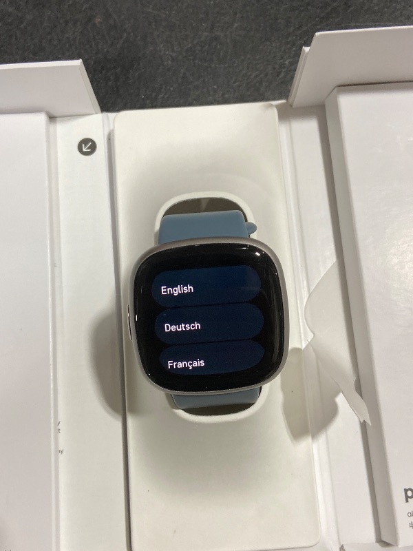 View 6 of Fitbit Versa 4 Fitness Smartwatch with Daily Readiness - 3-Month Google Health Premium Membership Included - GPS, 24/7 Heart Rate, 40+ Exercise Modes, Sleep Tracking - Waterfall Blue/Platinum,