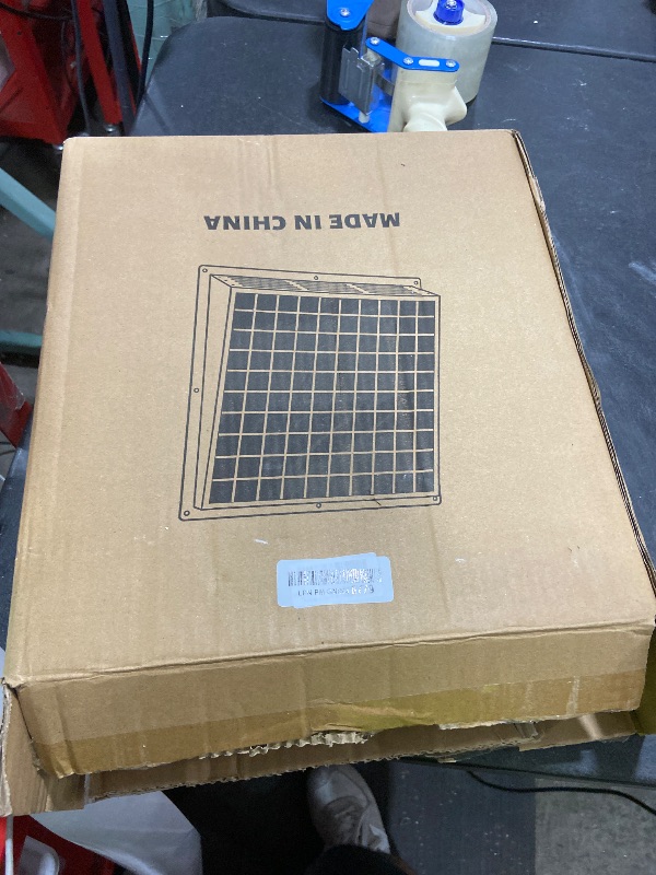View 2 of Chtoocy 25W Solar Fan for Chicken Coop, 430CFM Solar Exhaust Fan with IP67 Waterproof Solar Panel-No Wiring Required, Easy Install Greenhouse Fan for Shed, Attic,Barn, Dog House