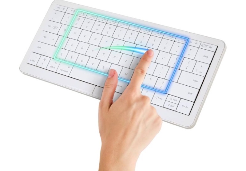 Photo 1 of CLVX S Mac Wireless Keyboard with Trackpad Compact Bluetooth RGB