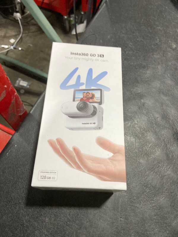 Photo 1 of Insta360 GO 3S 4K Standard Edition Action Camera - White Arctic, 128GB