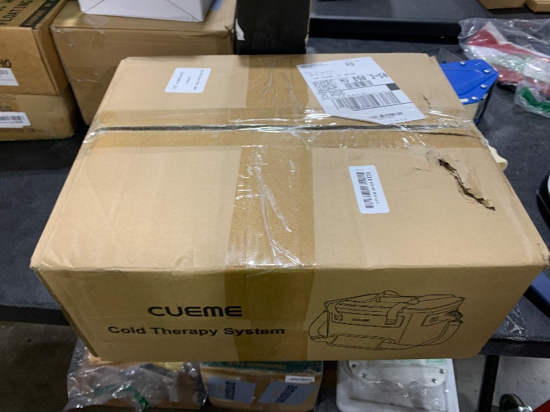 Photo 1 of CUEME 20 QT Ice Machine for Knee After Surgery, Programmable Timer Cold Therapy Machine, Knee Replacement Recovery System, Cryotherapy Pain Relief Pad for Shoulder, Hip, Ankle & Foot