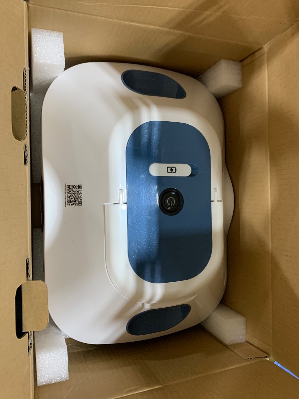 Photo 1 of 2026 Upgrade Cordless Robotic Pool Cleaner, Automatic Pool Cleaner,Pool Vacuum for Above Ground & Inground Pools,Up to 210-Min Runtime,Auto-Parking,Coverage up to 2200 Sq.Ft,Blue