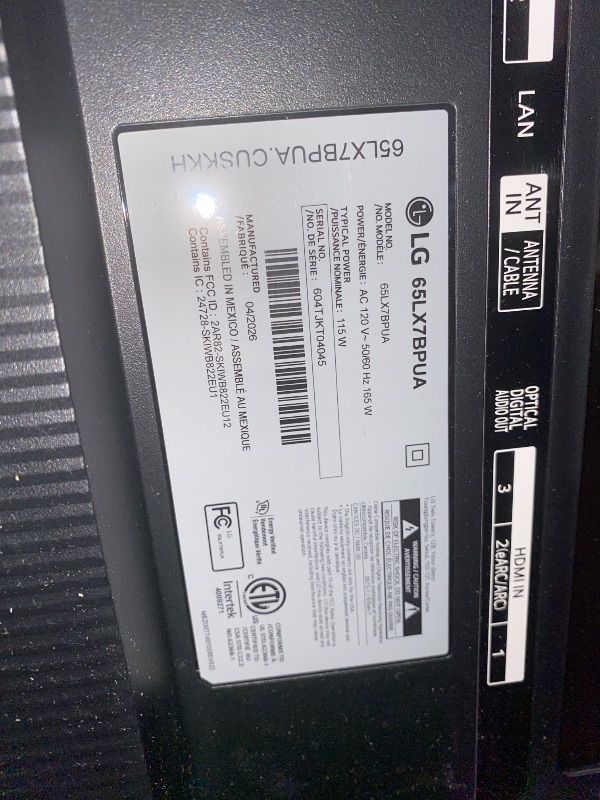 Photo 1 of LG 65-Inch Class Gallery TV QNED AI LX7B Series Mini LED Smart TV with Included Snow White Frame, HDR10, AI Super Upscaling 4K, Filmmaker Mode, Wow Orchestra, Compatible with Alexa (65LX7BPUA, 2026)