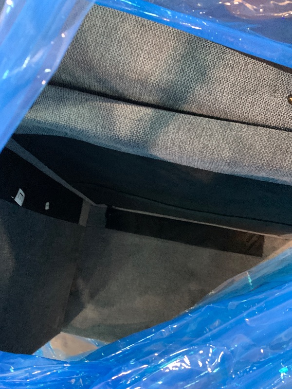 Photo 1 of LARGE GREY COUCH UNKNOWN SIZE 
