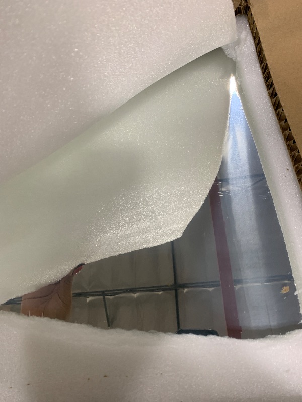 Photo 1 of Mirrorons Large Vanity Mirror 72" x 36", Bathroom Vanity Mirror with Frameless Polished Edge, Hangs Horizontally or Vertically. Upgraded Shatterproof Bathroom Mirrors for Wall.