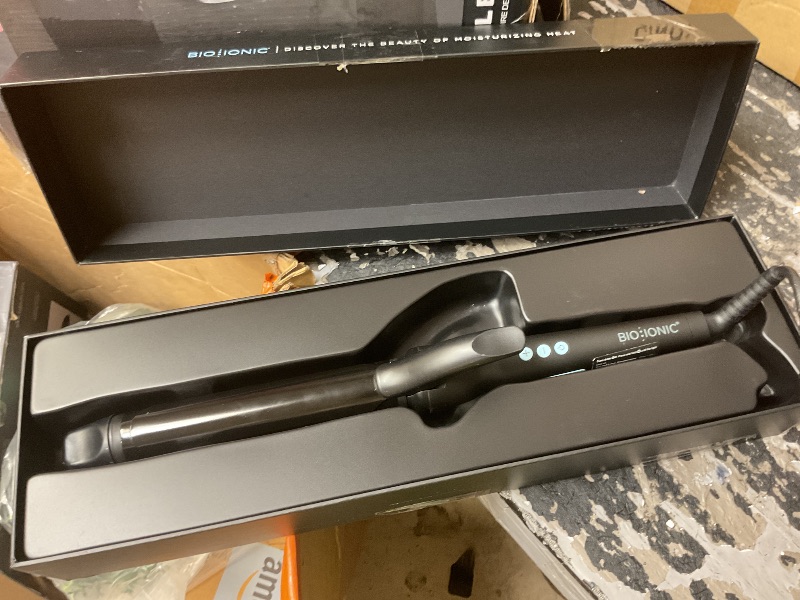 Photo 1 of Bio Ionic Long Barrel Styler, 1.25 inch Extended Curling Iron with Moisture Heat Technology & NanoIonic MX, Versatile Curling Wand with Longer Barrel for Medium Sized Defined Curls