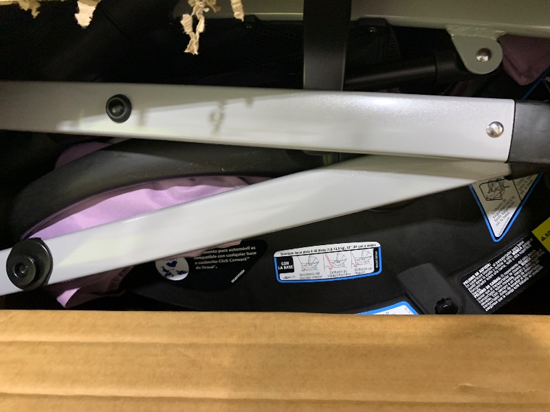 Photo 1 of Graco Modes Pramette Travel System, Car Seat and Stroller Combo, Includes SnugRide LX Infant Car Seat and Baby Stroller with True Pram Mode, Reversible Seat, One Hand Fold, Extra Storage, Lilac Mod