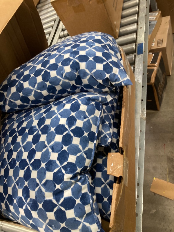 View 2 of **4 pillows** JMKaixin Outdoor Pillows 18"x18" Waterproof Decorative Pillows with Inserts
