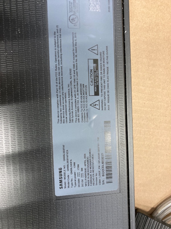 Photo 1 of ****BROKEN NO REFUNDS, NO RETURNS MISSING PARTS***Samsung 55-Inch Class The Frame LS03F 4K QLED Smart TV (2025 Model) Slim Fit Wall Mount, Modern Frame Design, NQ4 AI Gen2 Processor, Art Mode, Artful Picture Quality, Samsung Vision AI, Alexa Built-in