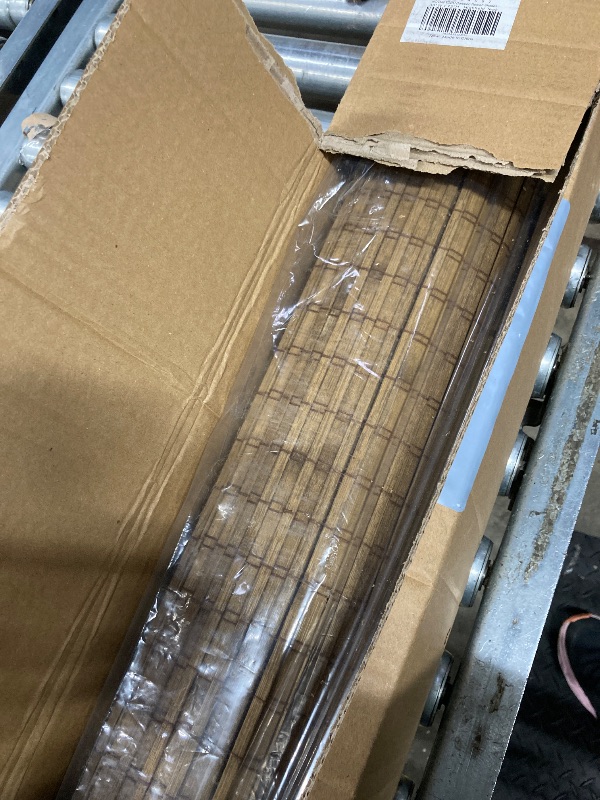Photo 1 of  Bamboo Corded Roll Up Blinds Brown