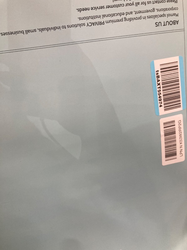 Photo 1 of [2 Pack] 22 Inch Computer Privacy Screen for 16:10 Aspect Ratio Widescreen Monitor, Eye Protection Anti Glare Blue Light Computer Monitor Privacy Filter, Removable Anti-Scratch 22in Protector Film
