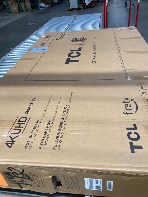 Photo 1 of **** PARTS ONLY ** NO REFUND NO RETURN **** TCL 75-Inch Class S5 UHD 4K LED Smart TV with Fire TV (75S551F, 2024 Model), Dolby Vision and Atmos, HDR PRO+, Alexa Built-in with Voice Remote, Apple AirPlay 2 Compatibility, Streaming Television