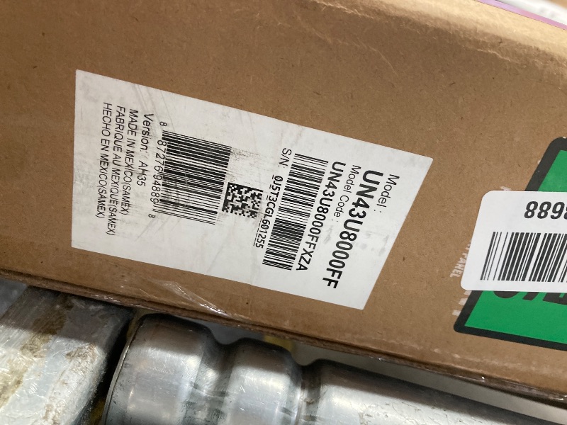 Photo 1 of **no returns  and no refunds  does not turn on****Samsung 43-Inch Class Crystal UHD U8000F 4K Smart TV (2025 Model) Endless Free Content, Processor, MetalStream Design, Knox Security, Alexa Built-in