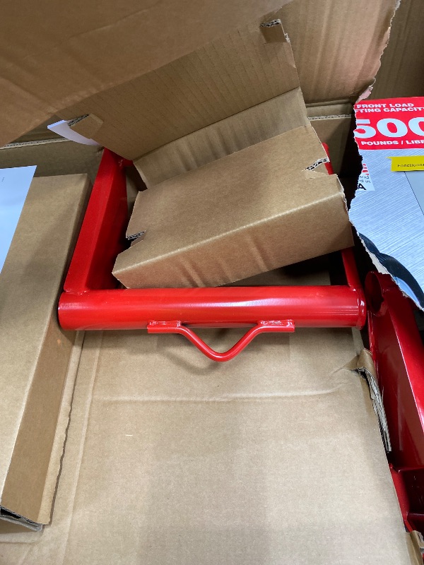 Photo 1 of *Box damaged* MoJack HDL500 45501 Hydraulic Lift Jack, 500 lb, ZTR & Rider, Locking Bar