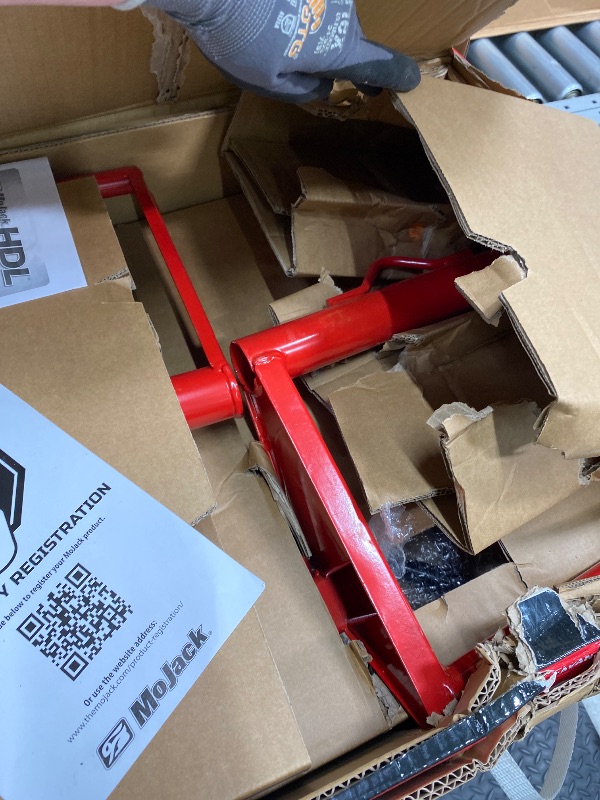 Photo 1 of *Box damaged* MoJack HDL500 45501 Hydraulic Lift Jack, 500 lb, ZTR & Rider, Locking Bar