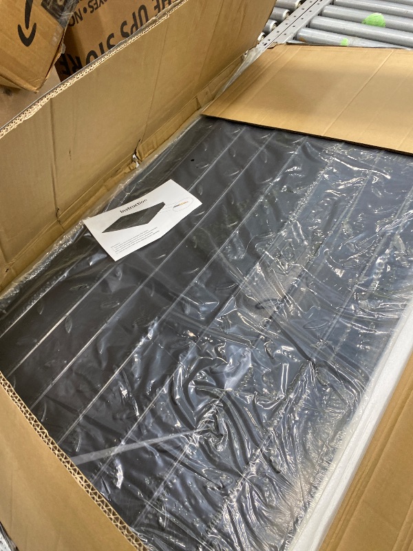 Photo 1 of *HEAVY* VEVOR 3" Rise Rubber Threshold Ramp, 3 Channels Cord Cover Door Ramp, No-Slip Surface, 2200 Lbs Load Capacity Rubber Ramp for for Home Doorways Driveways Curb Home Steps, 41.8" L x 24" W x 3" H, 53lbs