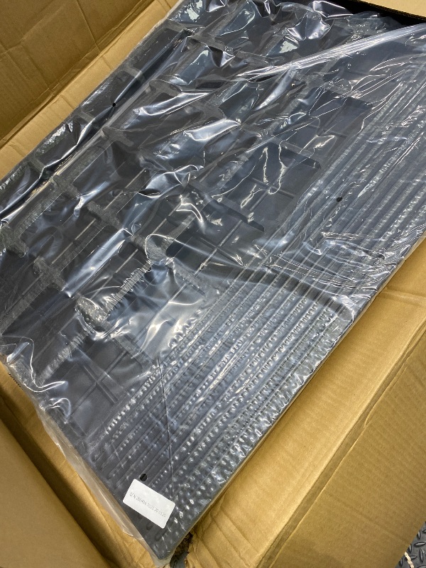 Photo 1 of *HEAVY* VEVOR 2.5" Rise Rubber Threshold Ramp, 3 Channels Cord Cover Door Ramp, No-Slip Surface, 2200 Lbs Load Capacity Rubber Ramp for for Home Doorways Driveways, 41.8" L x 24" W x 2.5" H, 42lbs