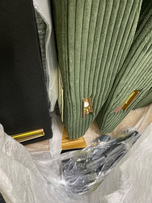 Photo 1 of *Box B ONLY* Sectional Couch pieces, green