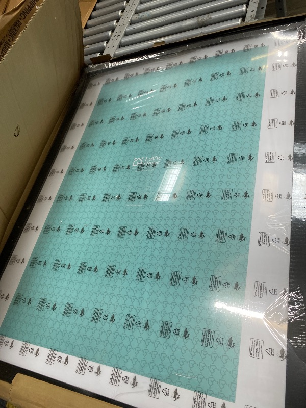 Photo 1 of *Frame damage* LaVie Home 30x40 Poster Frame Black, Display Pictures 24x36 with Mat or 30x40 Without Mat, Stable and Sturdy Picture Frame with Polished Plexiglass, Horizontal and Vertical Format of The Wall?1 Pack?