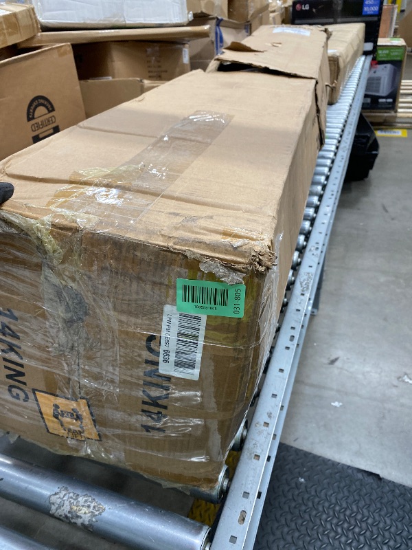 Photo 1 of *HEAVY* *BOX DAMAGED ONLY/ITEM FINE* King Mattress 14 Inch, Medium Firm Hybrid Mattress King with Memory Foam & Zoned Pocket Springs for Pressure Relief, Motion Isolation | Fiberglass-Free, CertiPUR-US Certified | 80" x 76"