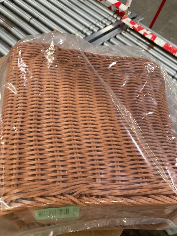 Photo 1 of **BENT***MAGICLULU 1Pcs Kitchenware Hanging Basket Wall Hanging Flower Baskets Front Door Hanging Basket Woven Hanging Basket Tableware Plant Basket 11 x 6.68 x 4.32inch