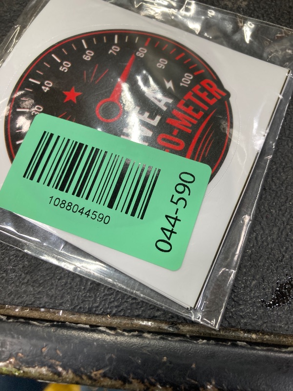 Photo 1 of (5Pcs) Give A Fuck O Meter Stickers 3 Inch, Funny Give A Fuk-O-Meter Meme, Waterproof Vinyl Decal for Water Bottle Laptop, Car, Phone, Book