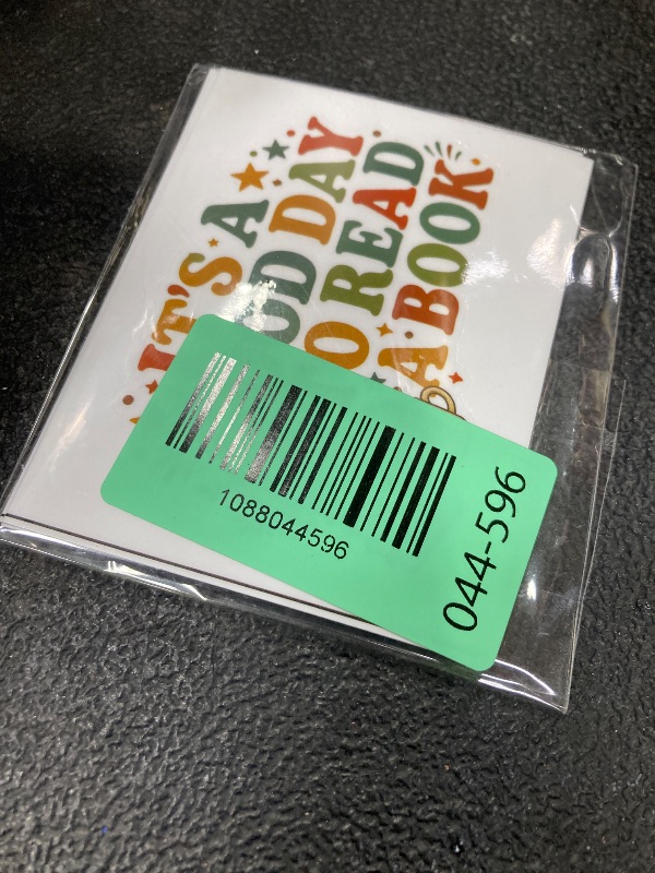 Photo 1 of (5Pcs) It's A Good Day to Read A Book Sticker 3 Inch, Funny Reading, Waterproof Vinyl Decal for Water Bottle Laptop, Car, Phone, Book, Kindle Bookish Reader