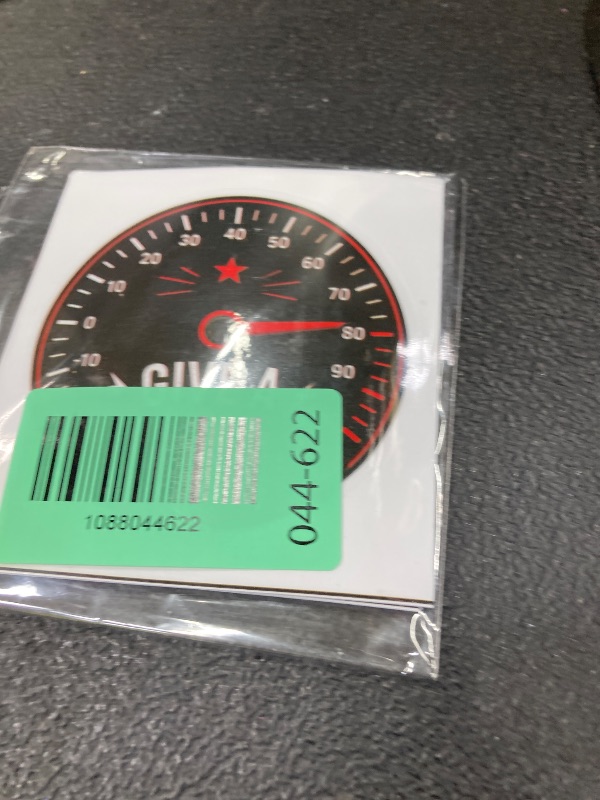 Photo 1 of (5Pcs) Give A Fuck O Meter Stickers 3 Inch, Funny Give A Fuk-O-Meter Meme, Waterproof Vinyl Decal for Water Bottle Laptop, Car, Phone, Book