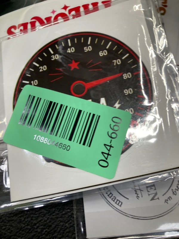Photo 1 of (5Pcs) Give A Fuck O Meter Stickers 3 Inch, Funny Give A Fuk-O-Meter Meme, Waterproof Vinyl Decal for Water Bottle Laptop, Car, Phone, Book