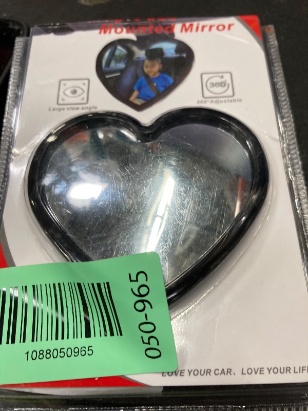 Photo 1 of mounted heart mirror