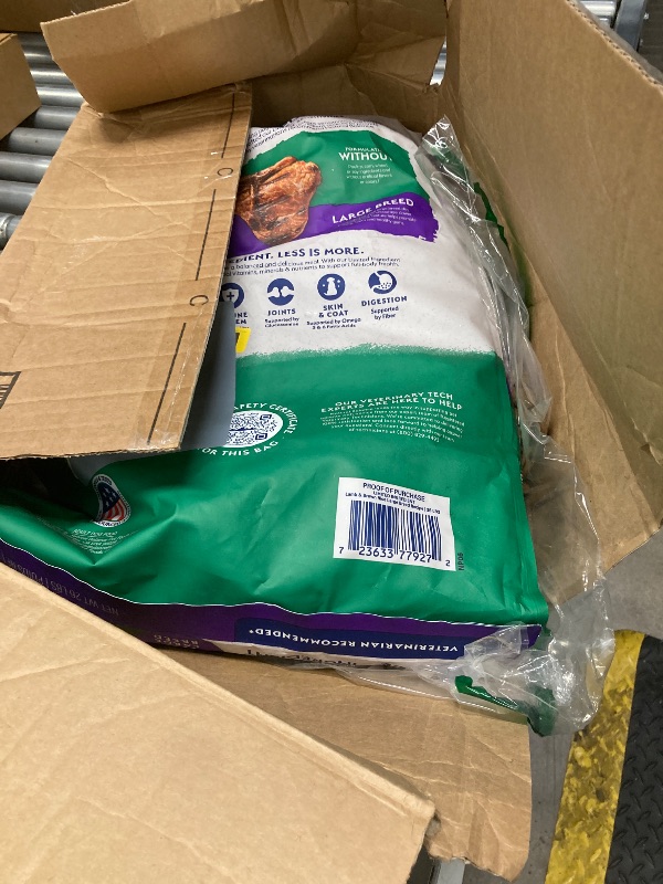 Photo 1 of ***Bag is split open***Natural Balance Limited Ingredient Large Breed Dry Dog Food - Complete Nutrition for Large Breeds - Wholesome Grains Brown Rice Recipe - Limited Ingredient Formula - 26 lb - Lamb & Brown Rice***Bag is split open***