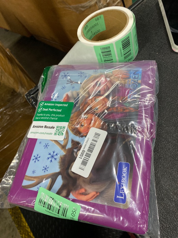 Photo 1 of **Dirty** Lexibook Frozen Educational Laptop - Purple/Blue