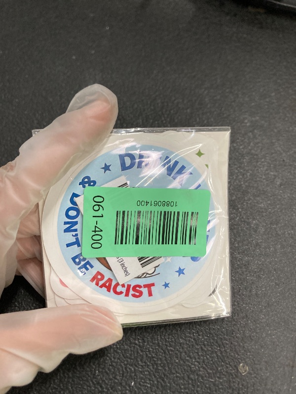 Photo 1 of (10 Pcs) Anti-Racism Stickers – Equality Awareness Vinyl Decals with Human Rights for Laptop, Water Bottle, Car, Gift for Activists, Friends, Coworkers, Besties (3 inches)