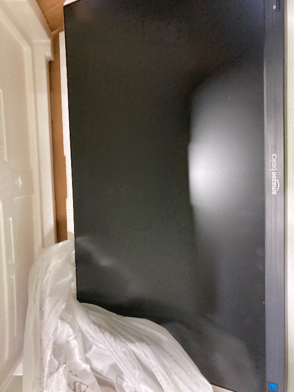 Photo 1 of **** PARTS ONLY ** NO REFUND NO RETURN ****
Amazon Basics 27 in IPS Monitor, Full HD 1080P, 75 Hz, Adjustable Stand, HDMI, Display Port, VGA Input, Built-in Speakers, VESA Compatible, Black