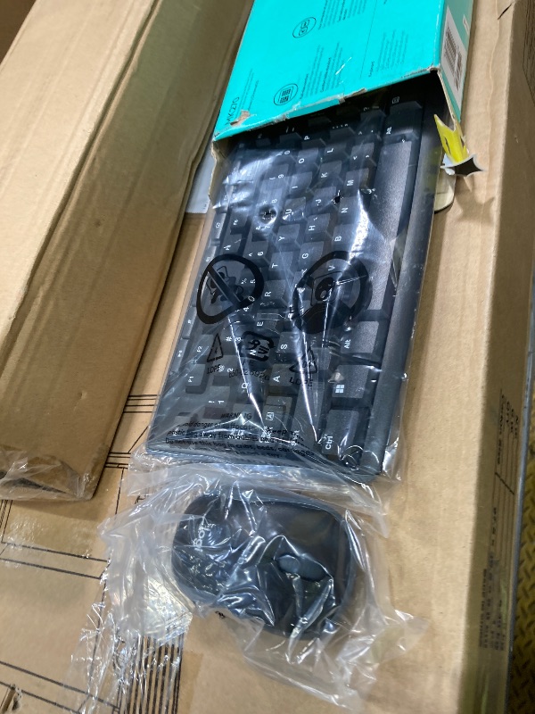 Photo 1 of **MISSING DONGLE**Logitech MK270 Full Size Wireless Keyboard and Mouse Combo - Black
