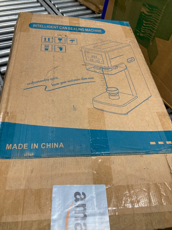 Photo 1 of **PARTS ONLY***Commercial Automatic Can Sealing Machine, 270W Heavy Duty Can Seamer with Zero-Crush Tech for 55mm #202 Cans, Tool-Free Rapid Calibration Electric Sealer for Soda, Beer & Beverage Shop