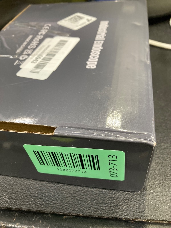 Photo 1 of ***Video is blurry***Endoscope Camera with Light, Inspection Borescope Camera with 4.3" IPS Screen, 1920P HD with 8 LED Lights, 16.6FT Semi-Rigid Cord Bore Scope, IP67 Waterproof Endoscope for Sewer, Tools(Orange)***Video is blurry***