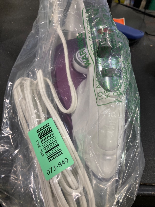 Photo 1 of **DOES NOT STAY HOT***BLACK+DECKER Professional Steam Iron with Stainless Soleplate