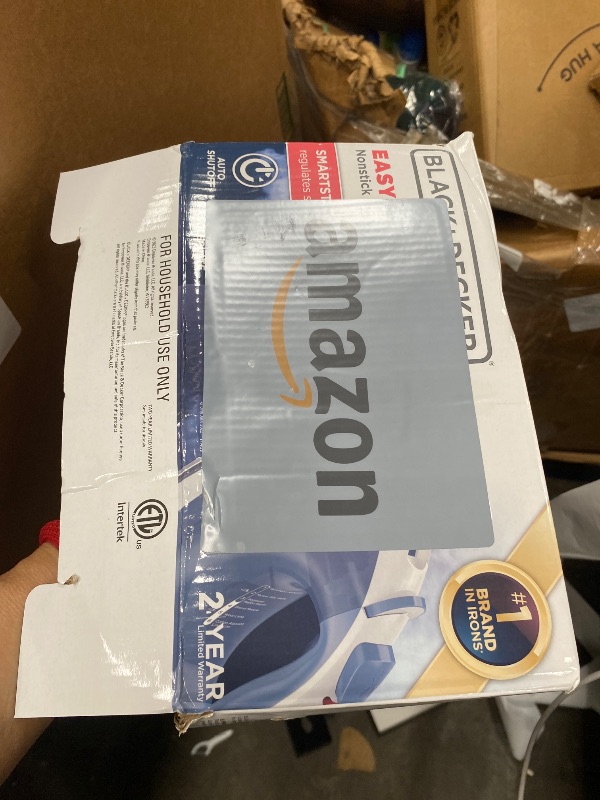 Photo 1 of **PARTS ONLY***BLACK+DECKER Steam Iron for Clothes with Auto Shutoff & TrueGlide Soleplate