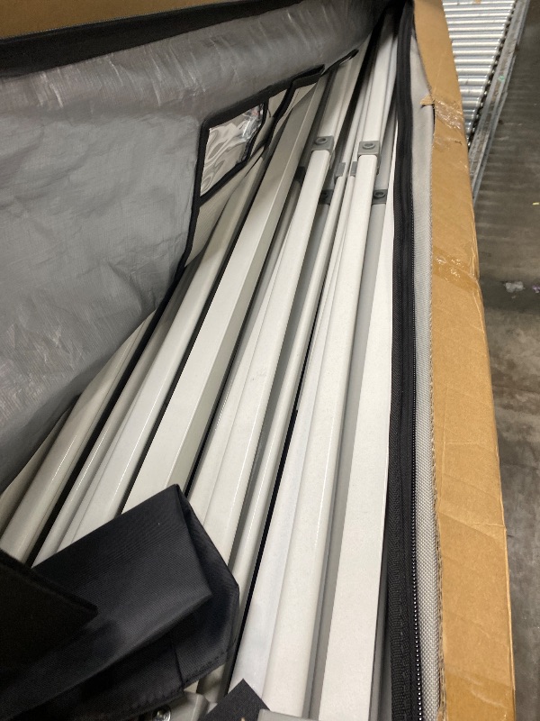 Photo 1 of ***It is used; it is unknown if any parts are missing or if it works 100%.**** USA 10x20ft Pop Up Canopy, Commercial Instant Tent for Outdoor Events, Patented No-Tip Rolling Storage Bag with 6 Sandbags,UV & Water Resistant,Heavy Duty Portable Shelter Gaze