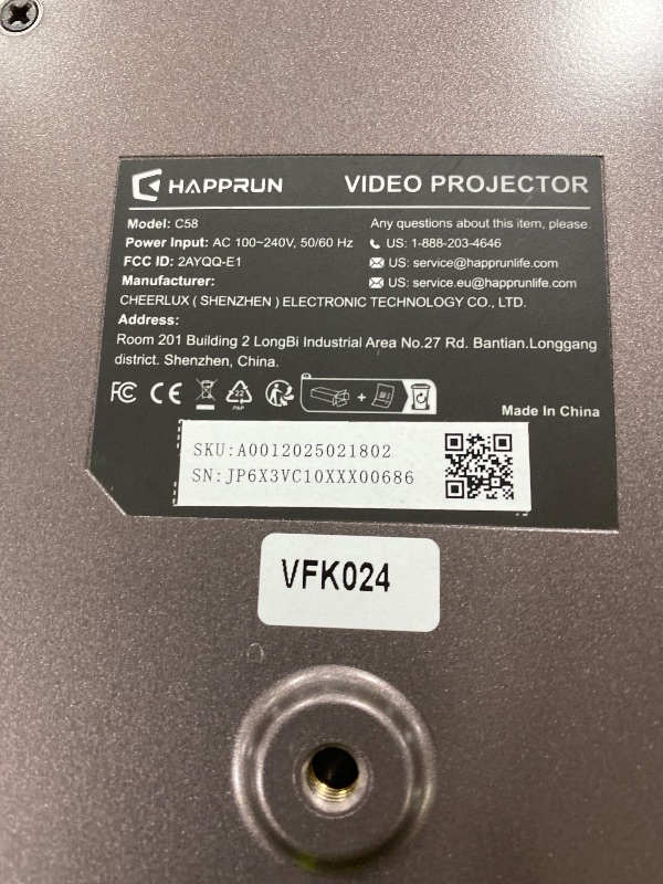 Photo 1 of HAPPRUN Outdoor Projector