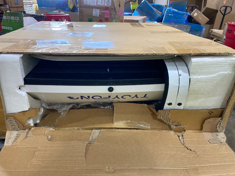Photo 1 of 24V DC RV Air Conditioner, 8500 BTU Non-Ducted Low Profile Rooftop Unit, 2 In 1 Quiet Rooftop AC Unit with Cooling & Heating for RV, Camper Van, Truck, Van, Food Truck and Tractor, Etc. (24V)