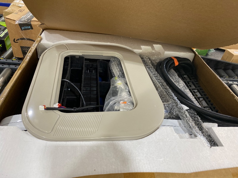 Photo 1 of 24V DC RV Air Conditioner, 8500 BTU Non-Ducted Low Profile Rooftop Unit, 2 In 1 Quiet Rooftop AC Unit with Cooling & Heating for RV, Camper Van, Truck, Van, Food Truck and Tractor, Etc. (24V)