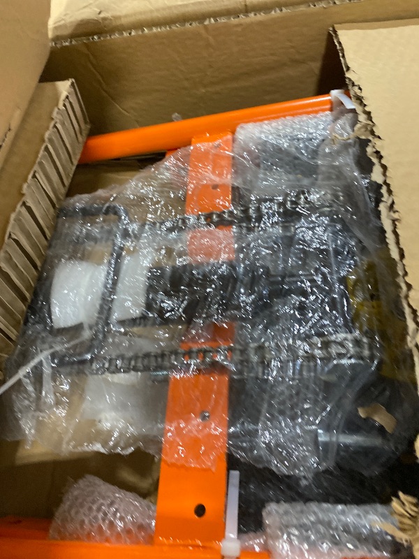 Photo 1 of Garvee Foldable Hydraulic Material Lift Winch Stacker - 450 Lbs Capacity