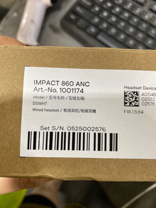Photo 1 of EPOS Impact 860 ANC Double-Sided Wired Headset