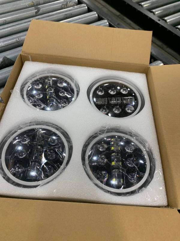 Photo 1 of CO LIGHT 5.75" LED Headlights (4-Pack) with DRL & Amber Turn Signal