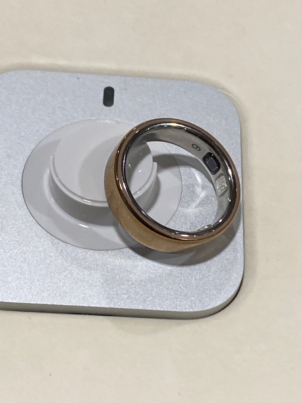 Photo 1 of Oura Ring 5 - Deep Rose - Size 9 - Smart Ring Health Tracker - Sleep, Activity, Women's Health, AI Advisor, 1 Week Battery Life, Oura App, Android & iOS Compatible